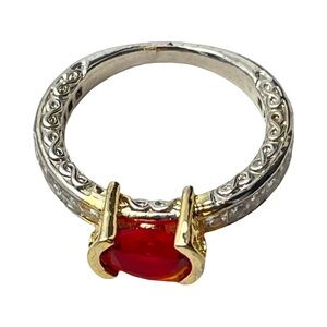 FAUX Ruby Fashion Ring
